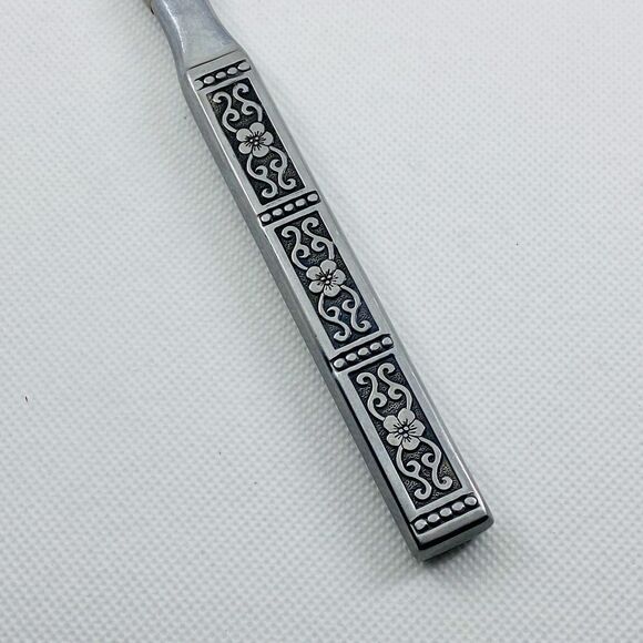 Isabella Steak Knife Oneida Community 91/4 inch Stainless Black Accent - Picture 6 of 8